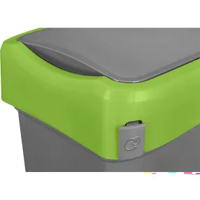 контейнер для мусора с крышкой, 10 литров 345х245х196, арт. smart bin 10