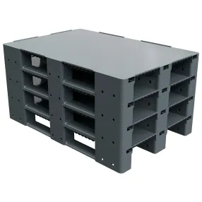 усиленный сплошной поддон на трёх полозьях 1200x800x150 арт. 02.117f.91.pef