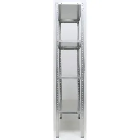 стеллаж es 150kd/75х30/4 оцинкованный