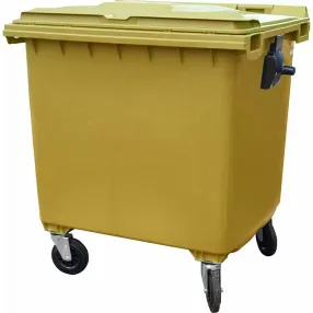 мусорный контейнер п/э 1100 л. на колесах