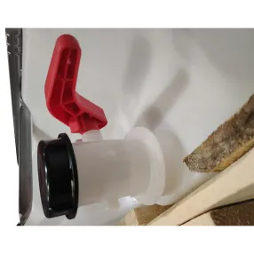 еврокуб с краном в обрешетке на деревянном поддоне un, 1000 л