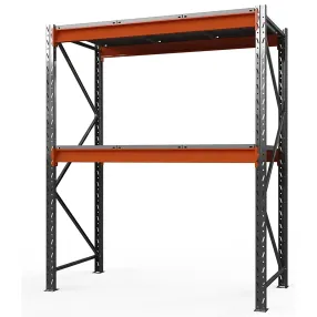 стеллаж оптима 2000х2500х785 (2 яруса, настил металл)