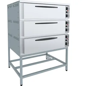 шкаф пекарский ярусный эш-3 (1760х1300х1076 мм, 15,6 квт , 3 камеры)