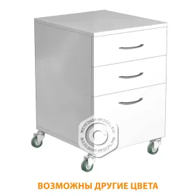 тумба подкатная металлическая тм-3.1 (белый)